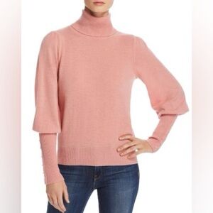 $298 Joie Shialy Turtleneck Sweater Wool/cashmere Size S Fits M